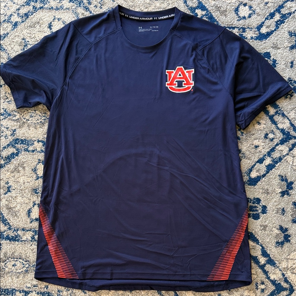 Under Armour Navy and orange Short Sleeve Tee